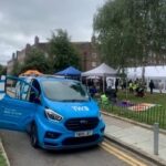 TWD Blue van at Tulse Hill Action Day 2024